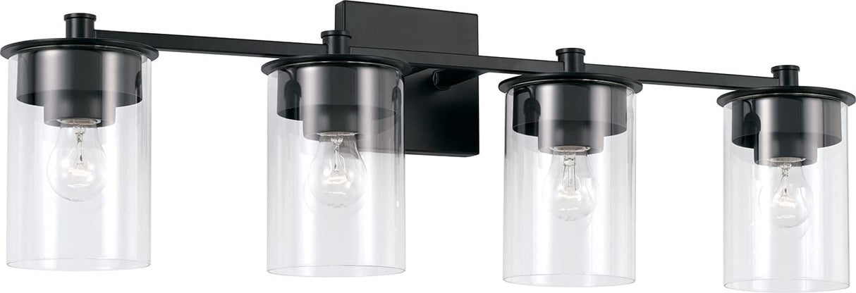 Capital Lighting 146841MB-532 Mason 4 Light Vanity Matte Black
