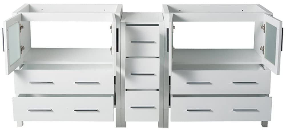 Fresca FCB62-301230WH Fresca Torino 72" White Modern Bathroom Cabinets