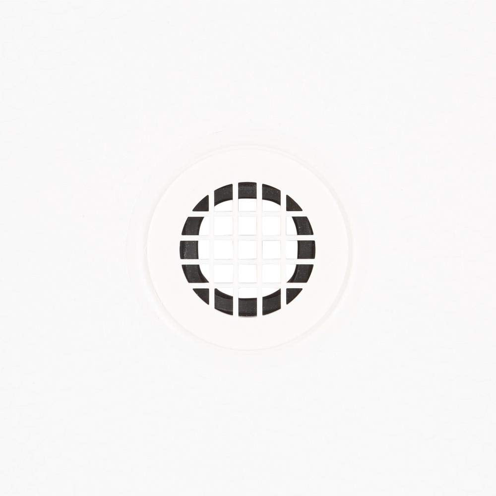 Swanstone SS-3636 36 x 36 Swanstone Alcove Shower Pan with Center Drain in White SF03636MD.010