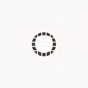 Swanstone SS-3636 36 x 36 Swanstone Alcove Shower Pan with Center Drain in White SF03636MD.010