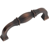 Jeffrey Alexander 278-96DBAC 96 mm Center-to-Center Brushed Oil Rubbed Bronze Audrey Cabinet Pull