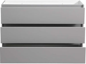Fresca FCB9348GR Fresca Lazzaro 48" Gray Free Standing Modern Bathroom Cabinet