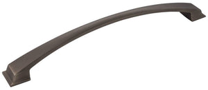 Jeffrey Alexander 944-12BNBDL 12" Center-to-Center Brushed Pewter Arched Roman Appliance Handle