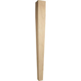 Hardware Resources P43-42CH 3-1/2" W x 3-1/2" D x 42" H Cherry Square Tapered Post