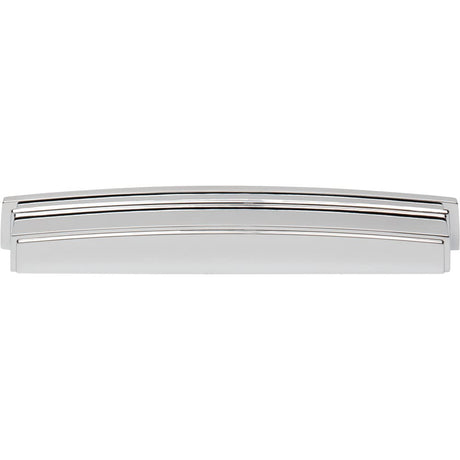 Jeffrey Alexander 141-192PC 192 mm Center Polished Chrome Square-to-Center Square Renzo Cabinet Cup Pull