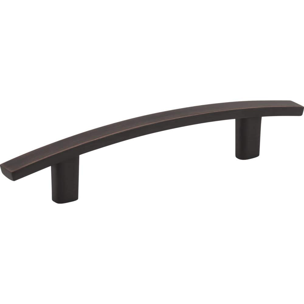 Elements 859-96DBAC 96 mm Center-to-Center Brushed Oil Rubbed Bronze Square Thatcher Cabinet Bar Pull