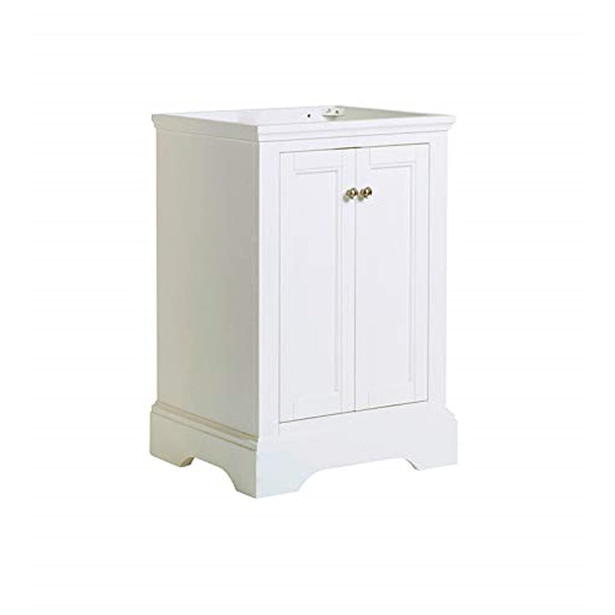 Fresca FCB2424WHM Fresca Windsor 24" Matte White Traditional Bathroom Cabinet