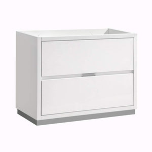 Fresca FCB8442WH Fresca Valencia 40" Glossy White Free Standing Modern Bathroom Cabinet