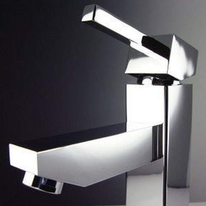 Fresca FFT1030BN Fresca Versa Single Hole Mount Bathroom Vanity Faucet - Brushed Nickel