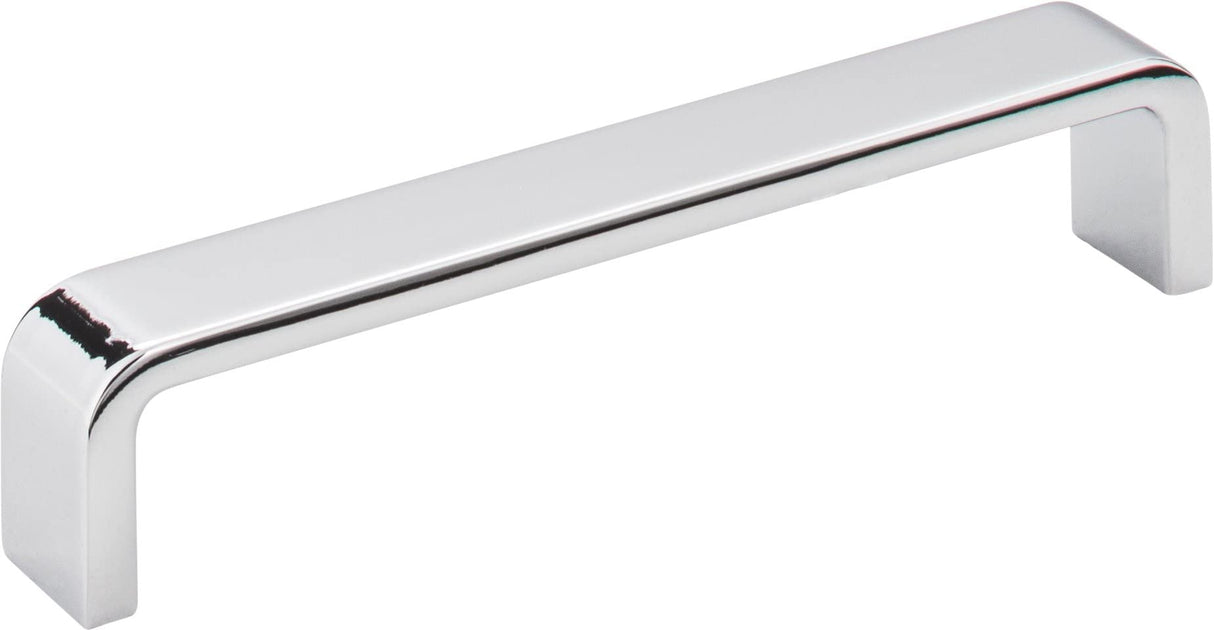 Elements 193-128BC 128 mm Center-to-Center Brushed Chrome Square Asher Cabinet Pull