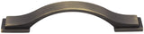 Jeffrey Alexander 80152-96BNBDL 96 mm Center-to-Center Brushed Pewter Strap Mirada Cabinet Pull