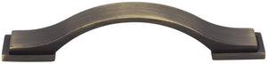 Jeffrey Alexander 80152-96MB 96 mm Center-to-Center Matte Black Strap Mirada Cabinet Pull