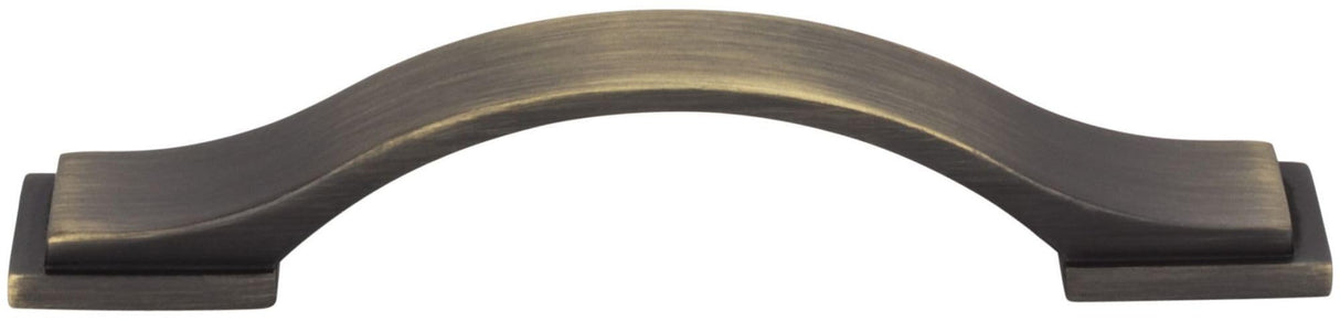 Jeffrey Alexander 80152-96DBAC 96 mm Center-to-Center Brushed Oil Rubbed Bronze Strap Mirada Cabinet Pull
