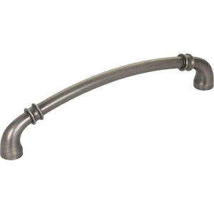 Jeffrey Alexander 445-160BNBDL 160 mm Center-to-Center Brushed Pewter Marie Cabinet Pull