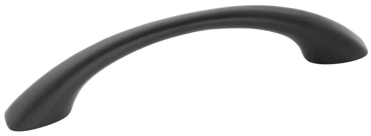 Amerock Cabinet Pull Matte Black 3-3/4 inch (96 mm) Center to Center Vaile 1 Pack Drawer Pull Drawer Handle Cabinet Hardware