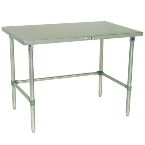 John Boos ST4-3096GBK 14GA 96X30 FLAT W/ADJ GALV BRC KD