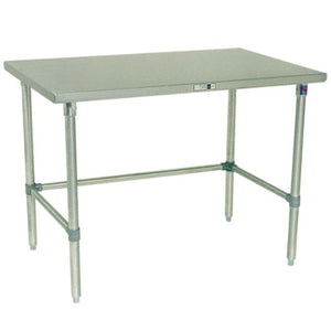 John Boos ST4-3096GBK 14GA 96X30 FLAT W/ADJ GALV BRC KD
