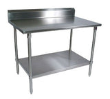 John Boos ST6R5-3684SSK Work Table - 84" 84"W x 36"D stainless steel