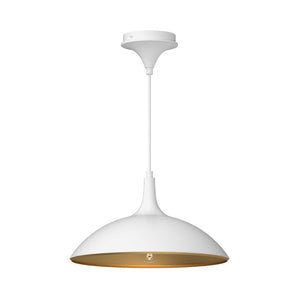 Alora PD627914WH ABEL 14" PD WHITE CORD 72 1X60W E26