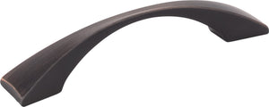 Elements 525-96DBAC 96 mm Center-to-Center Brushed Oil Rubbed Bronze Square Glendale Cabinet Pull