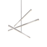 Kuzco CH10345-BG VEGA 45" CH Brushed Gold 120V TRIAC/ELV LED 3000K 90CRI 56W