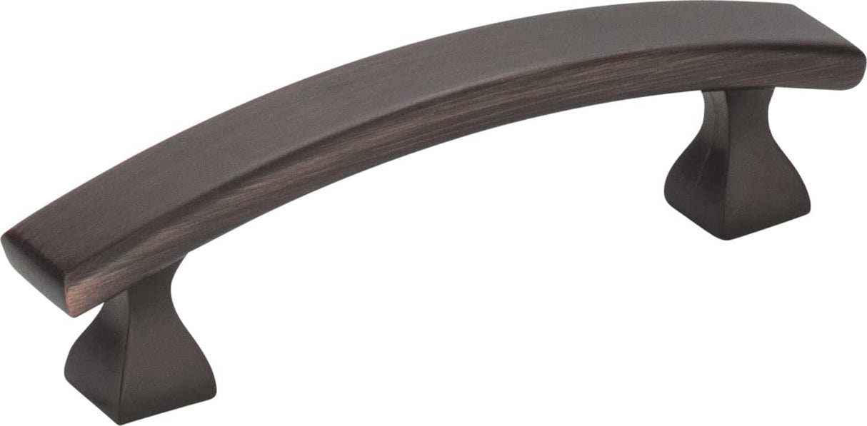 Elements 449-3DBAC 3" Center-to-Center Brushed Oil Rubbed Bronze Square Hadly Cabinet Pull