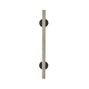 Amerock Cabinet Pull Matte Black/Silver Champagne 5-1/16 inch (128 mm) Center to Center Transcendent 1 Pack Drawer Pull Drawer Handle Cabinet Hardware