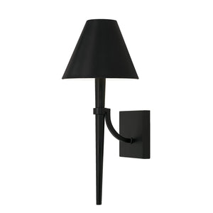 Capital Lighting 645911MB Holden 1 Light Sconce Matte Black