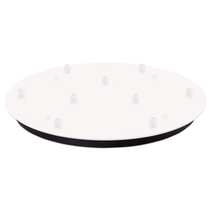 Kuzco CNP09AC-WH 9 Head Canopy SSL/SVT Wire WH-CHROME