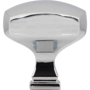 Jeffrey Alexander 278L-PC 1-3/8" Overall Length Polished Chrome Square Audrey Cabinet Knob