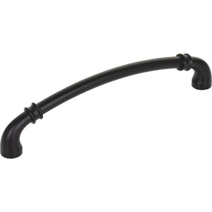 Jeffrey Alexander 445-160MB 160 mm Center-to-Center Matte Black Marie Cabinet Pull