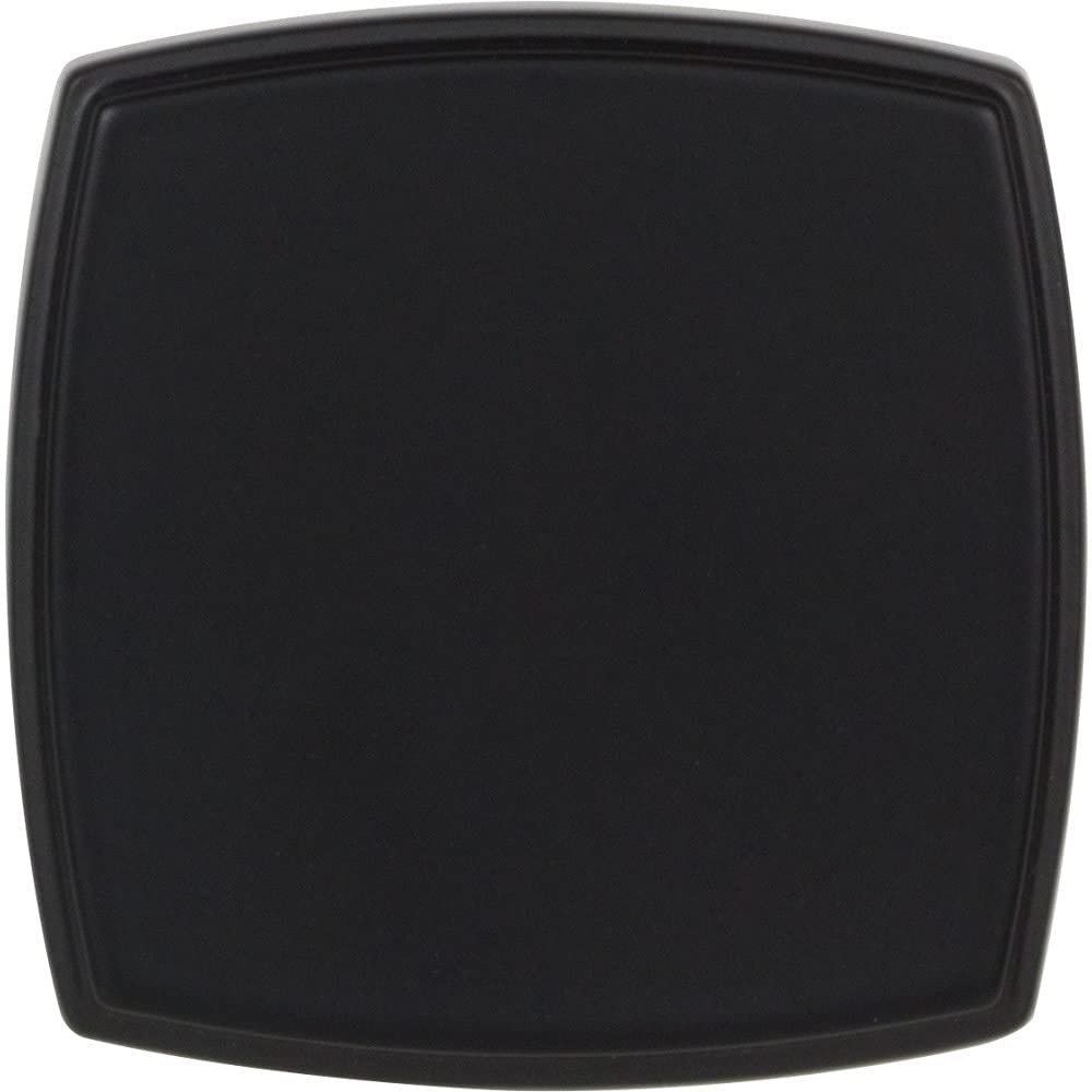 Jeffrey Alexander 141L-MB 1-3/4" Overall Length Matte Black Square Renzo Cabinet Knob