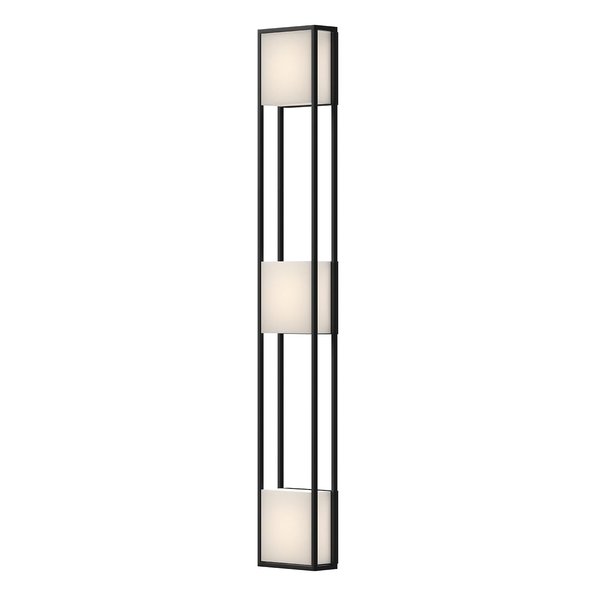 Kuzco EW72355-BK VAIL 55" EXTERIOR WALL TEXTURED BLACK 120V ELV LED 3000K 90CRI 47W