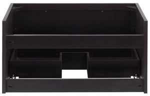 Fresca FCB6130GR-UNS Fresca Lucera 30" Gray Wall Hung Undermount Sink Modern Bathroom Cabinet