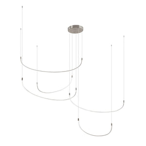 Kuzco MP89590-BN TALIS 90" MP BRUSHED NICKEL  130W LED 90 3000K DC LED