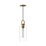 Alora PD401505AGCP SOJI 5" PD AGED BRASS COPPER GLASS CORD 72 1X60W E26