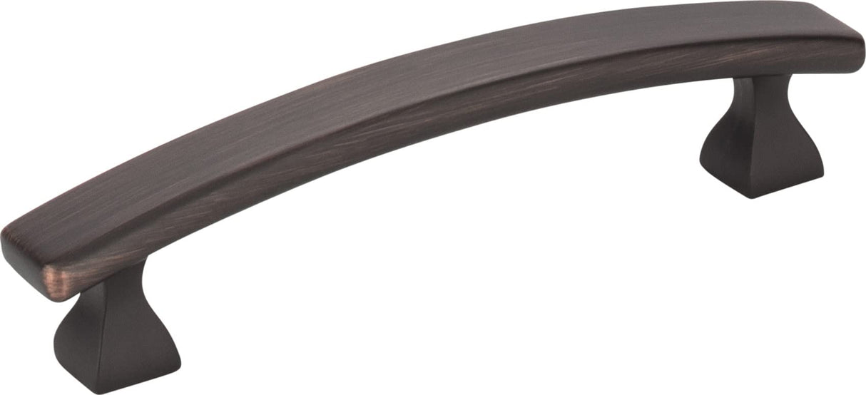 Elements 449-96DBAC 96 mm Center-to-Center Brushed Oil Rubbed Bronze Square Hadly Cabinet Pull