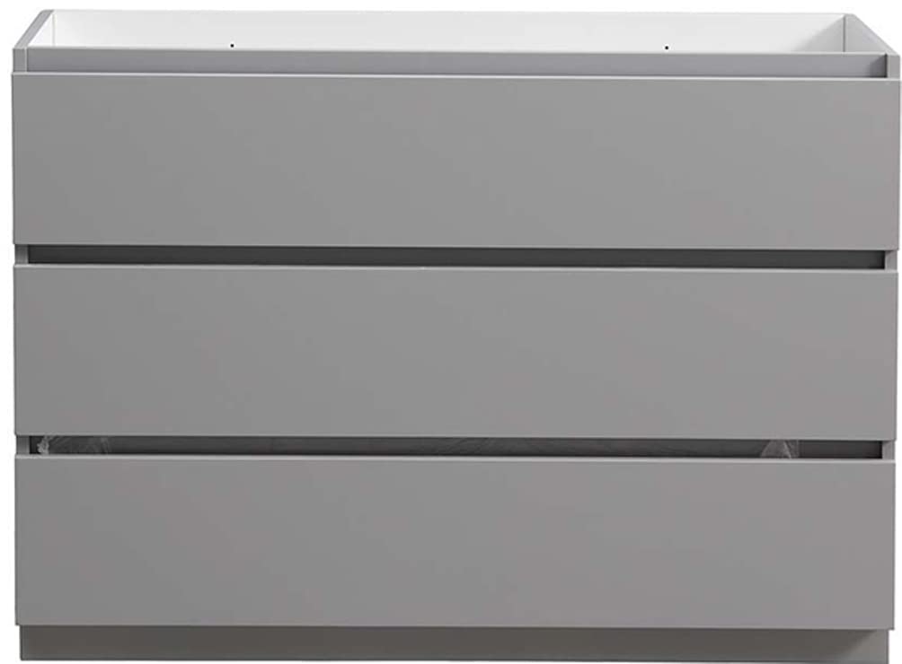 Fresca FCB9348GR Fresca Lazzaro 48" Gray Free Standing Modern Bathroom Cabinet