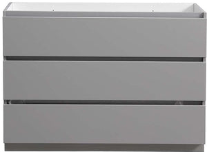 Fresca FCB9348GR Fresca Lazzaro 48" Gray Free Standing Modern Bathroom Cabinet