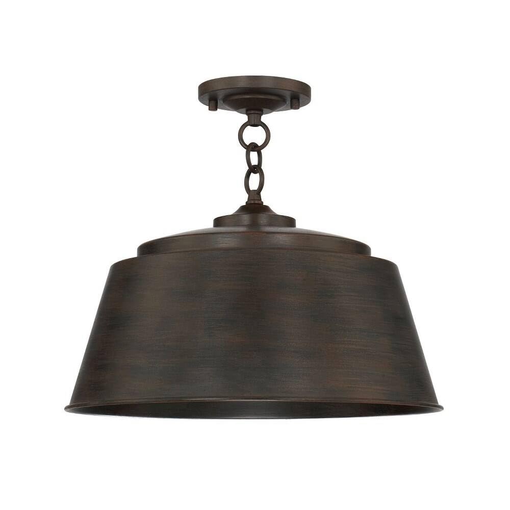 Capital Lighting 229111NG Tybee 1 Light Pendant Nordic Grey