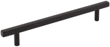 Jeffrey Alexander 845-160DBAC 160 mm Center-to-Center Brushed Oil Rubbed Bronze Square Dominique Cabinet Bar Pull