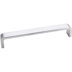 Elements 193-160BC 160 mm Center-to-Center Brushed Chrome Square Asher Cabinet Pull