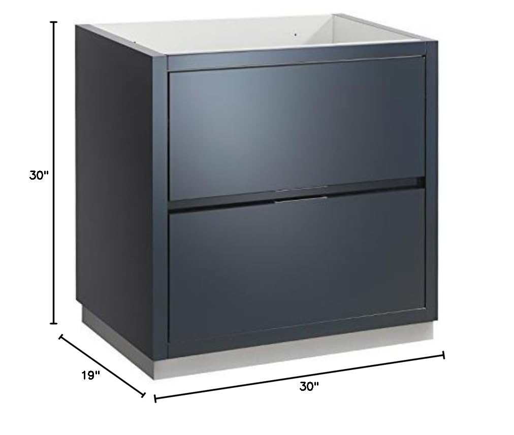 Fresca FCB8430GG Fresca Valencia 30" Dark Slate Gray Free Standing Modern Bathroom Cabinet