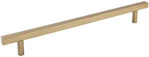 Jeffrey Alexander 845-12MB 12" Center-to-Center Matte Black Square Dominique Appliance Handle