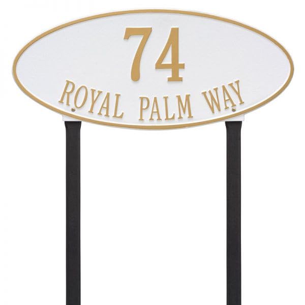 Whitehall 4012WG - Madison Oval - Estate Lawn - Two Line