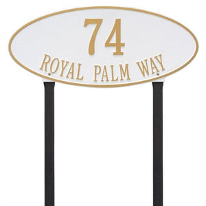 Whitehall 4012WG - Madison Oval - Estate Lawn - Two Line