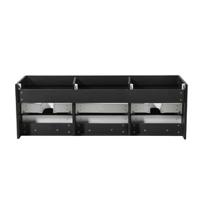 Fresca FCB8041TK Fresca Mezzo 60" Teak Wall Hung Single Sink Modern Bathroom Cabinet