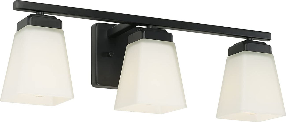 Capital Lighting 114431MB-334 Baxley 3 Light Vanity Matte Black