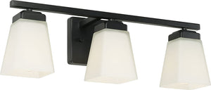 Capital Lighting 114431MB-334 Baxley 3 Light Vanity Matte Black