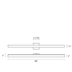 Sonneman 2423.13 SQ-BAR